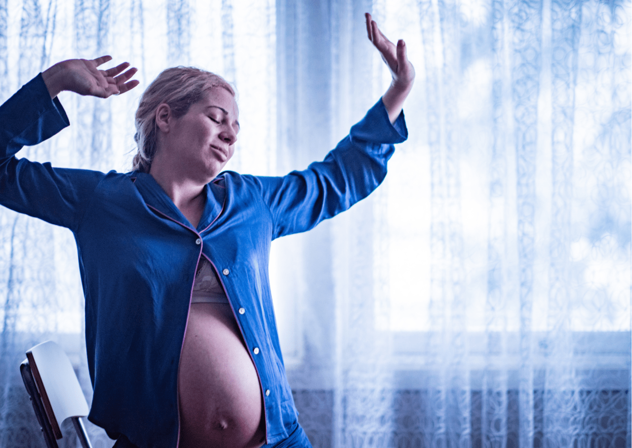 Baby Bump Casque Prénatal Ventre Casque Musique Splitter Femmes Pendant La Grossesse Haut-parleur Abdominal Pour La Formation Du Fœtus Blanc